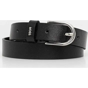 Opasek Kožený pásek BOSS Scarlet-A-BOSS 50553383 černá 99X, vel. 80