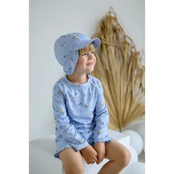 Čepice Dětská čepice Jamiks MURANO MURANO.Nak.glo.JLH156.K modrá 50X, vel. 44/46