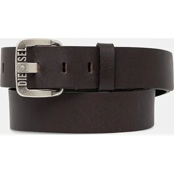 Opasek Kožený pásek Diesel B-STAR II BELT pánský, černá barva, X08881.P1913 89X, vel. 95