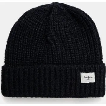 Čepice Dětská čepice Pepe Jeans ZOE HAT tmavomodrá barva, z husté pleteniny, PG040241 59X, vel. 176