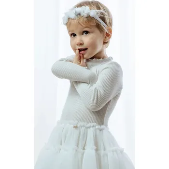 Čelenka Dětská čelenka do vlasů Jamiks LYNNEA JZI142 LYNNEA.Opaska.JZI142.G bílá 00X, vel. 38/40