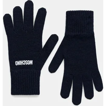 Rukavice Rukavice s přídavkem vlny Moschino M3326.65444 námořnická modř 59X, vel. L/XL