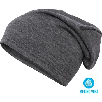 Čepice Husky Merino čepice Merhat šedý melír
