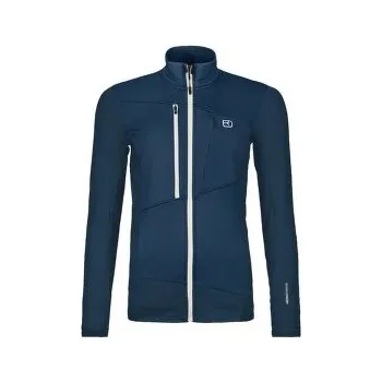 Dámská mikina Ortovox FLEECE GRID JACKET WOMEN 54201 deep ocean modrá M