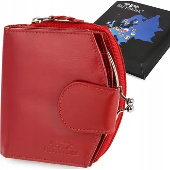 Dámská kožená peněženka s RFiD ochranou Beltimore L53 červená