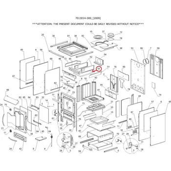 Sporák na tuhá paliva La Nordica - deflektor vermeculit pro sporák Cucinotta