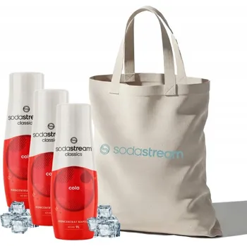 Výrobník sody Koncentrát sirupu Cola Classic pro výrobník sody SodaStream, 9 l nápoje ze 440 ml