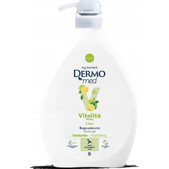 Sprchový gel Italský sprchový gel Dermomed Limetka 1000 ml s pumpičkou