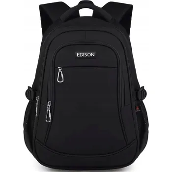 Školní batoh Vícekomorový Školní batoh Edison černý, 30 l