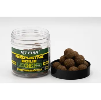 Boilies Rozpustné Boilie Jet Fish Legend Range Fermentovaná ančovička 250ml - 24 mm