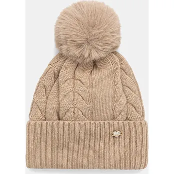 Čepice Dětská vlněná čepice Jamiks DRACO II DRACO.II.Na.gl.JZI246.G béžová 80X, vel. 50