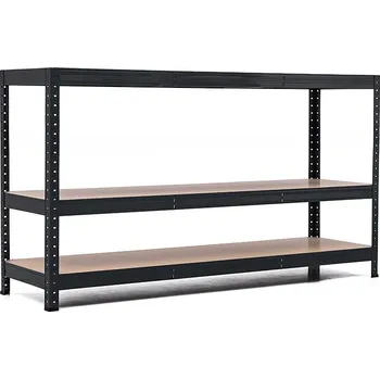 regál Policový regál Trestles RH 900x1600x400, nosnost 900 kg, 3 police Barva: černá