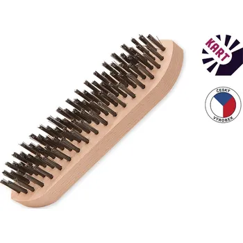 Drátěný kartáč KART Kartáč univerzální, tzv. "lodička" - ocel ø 0,30 mm v 5ti řadách