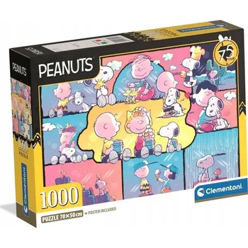 Puzzle PUZZLE 1000 COMPACT PEANUTS CLEMENTONI 37070
