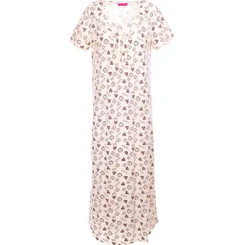 Dámská noční košile Noční košile HI LOVE - Krémová Velikost: M