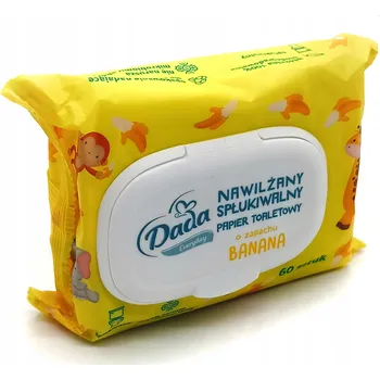 Toaletní papír Vlhčené ubrousky s vůní Dada 60 ks