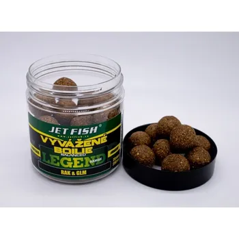 Boilies Vyvážené Boilie Jet Fish Legend Range Rak - GLM 250ml - 20 mm