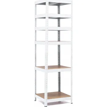 regál Policový regál Trestles RH 2000x600x600, nosnost 2100 kg, 6 polic Barva: bílá