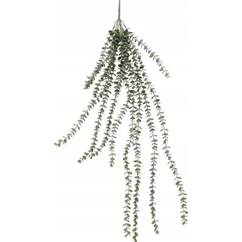 umělá květina UMĚLÁ ZÁVĚSNÁ ROSTLINA EUKALYPTUS POLYETHYLEN 15X15X96 CM ZELENÁ