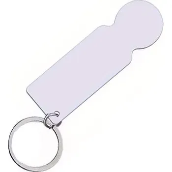 Klíčenka se žetonem do nákupního vozíku – oboustranný potisk