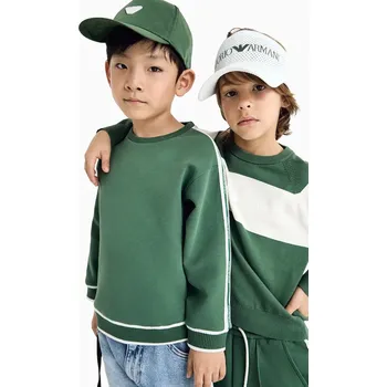 Kšiltovka Kšiltovka Emporio Armani zelená barva, s aplikací, EB000332 AF13370 EB000332.AF13370 77X, vel. 57