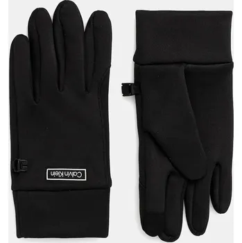 Rukavice Rukavice Calvin Klein pánské, černá barva, LV04D8039G 99X, vel. M/L