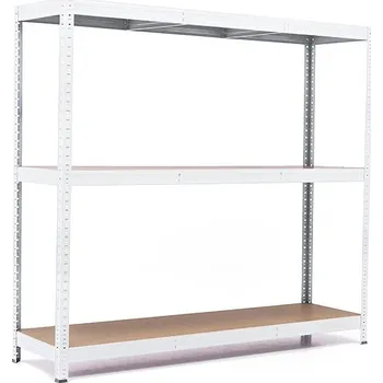 regál Policový regál Trestles RH 1200x1400x500, nosnost 900 kg, 3 police Barva: bílá