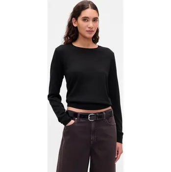 Dámský svetr GAP Svetr z Merino vlny - Dámské GAP černá | hnědá 3463976