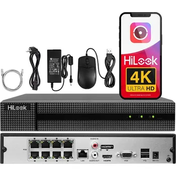 IP kamera Záznamník Hikvision NVR-8CH-5MP 8x PoE HiLook Series