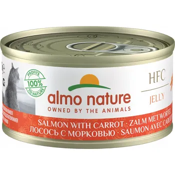 Krmivo pro kočku Almo nature - HFC JELLY - Losos a mrkev - 70g