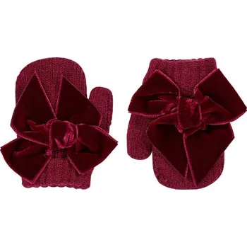 Rukavice CONDOR Dětské palcové rukavice bordó Velikost: 2