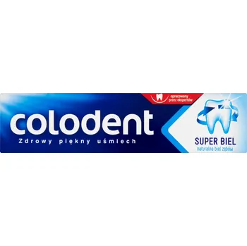 Dentální hygiena Colodent Super Biel zubní pasta 100 ml bělící mátová