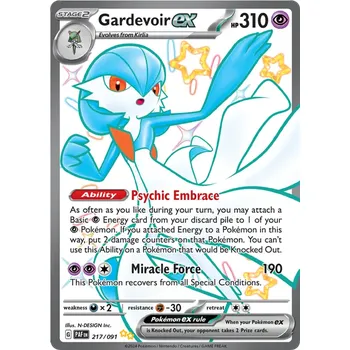 Karetní hra Gardevoir ex 217/091 - Paldean Fates