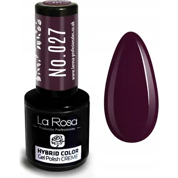 Lak na nehty Hybridní lak barevný lak La Rosa Bourdeaux 9 ml