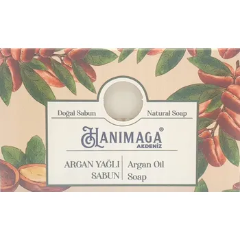 Mýdlo HANIMAGA Přírodní mýdlo s arganovým olejem, intenzivně hydratační, 100 g.