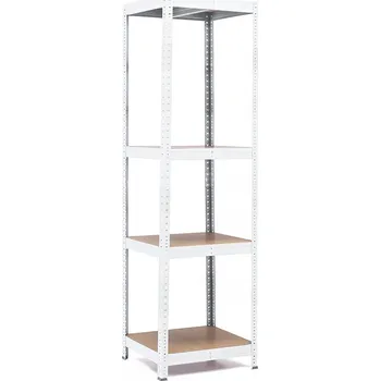 regál Policový regál Trestles RH 2000x600x400, nosnost 1400 kg, 4 police Barva: bílá