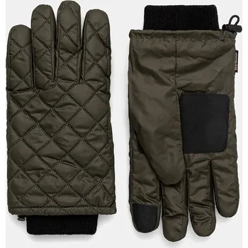 Rukavice Rukavice Barbour pánské, zelená barva, MGL0141 91X, vel. L