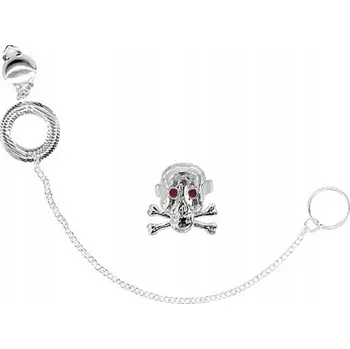 Náušnice Punkové šperky, Punk, Lebka, Náušnice, Rock, Karneval