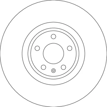 Brzdový kotouč TRW Brzdový kotouč - 349 mm TRW DF6729S