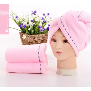Ručník Turban na vlasy Magboss z mikrovlákna růžový