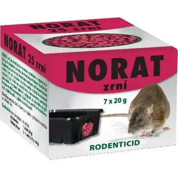 Hubení hlodavce PELGAR Návnada na myši Norat 7x20 g