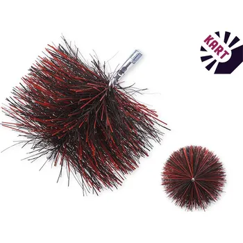 Brusný kartáč KART Rourový kartáč ø 140 mm - ARENGA, BASSINA a PVC