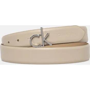 Opasek Pásek Calvin Klein dámský, béžová barva, K60K613156 12X, vel. 85