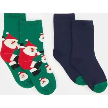 Oblečení a móda Sinsay - Sada 2&nbsp;párů ponožek s&nbsp;vánočním motivem - vícebarevná - 235GS-MLC - 235GS-MLC-R26