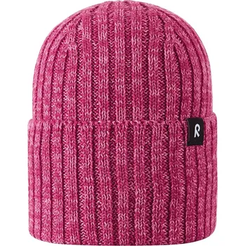 Čepice Dětská čepice s příměsí vlny Reima Villaisa růžová barva, 5300282B 5300282B.9BYA 30X, vel. 48/50