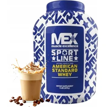 Protein Gainer Protein Syrovátkový Koncentrát Izolát 2270g Premium Hmotnost MEX Cappuccino