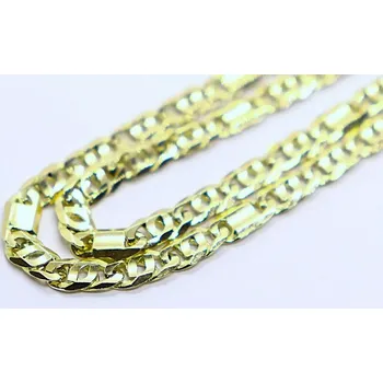 Řetízek Klenoty Budín Pánský mohutný plný zlatý řetěz ze žlutého zlata 55cm 585/13,13gr HK6278 (Klenoty Budín Pánský mohutný plný zlatý řetěz ze žlutého zlata 55cm 585/13,13gr HK6278)