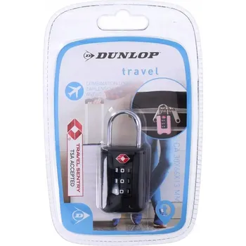 Visací zámek Visací zámek Dunlop ČERNÝ