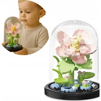 ostatní stavebnice KVĚTINOVÉ STAVEBNICE DÁREK STAVEBNÍ SADA KVĚTIN 3D PRO DĚTI 247 dílů 7234