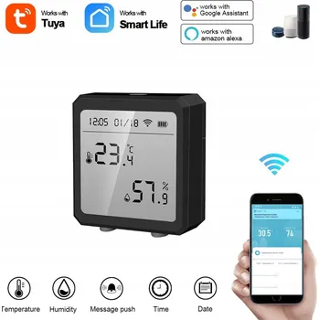 229 WiFi senzor teploty a vlhkosti Smart Life Tuya - Teploměr Vlhkoměr